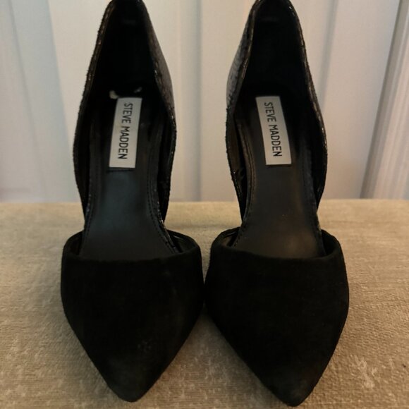 Steve Madden Black Stiletto Heels - Picture 3 of 4